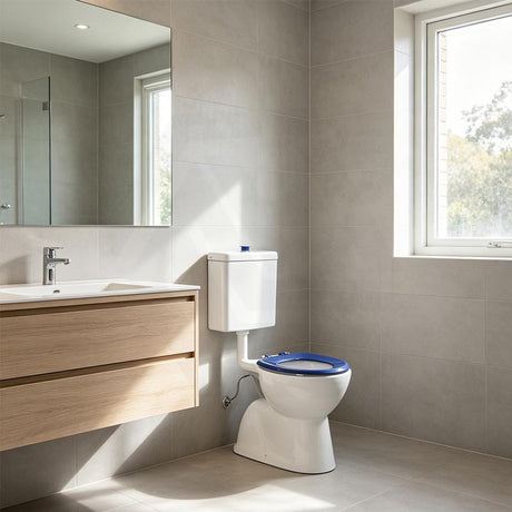 Fienza Stella Care Adjustable Link Toilet Suite 800x370x1100mm - Gloss White