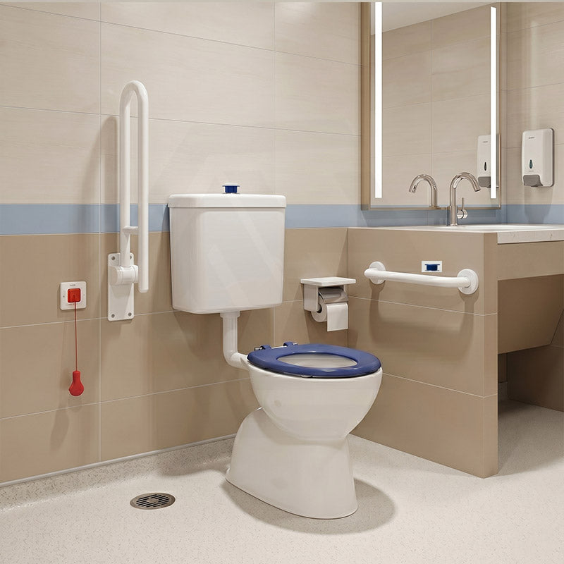 Fienza Stella Care Adjustable Link Toilet Suite 800x370x1100mm - Gloss White