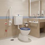 Fienza Stella Care Adjustable Link Toilet Suite 800x370x1100mm - Gloss White