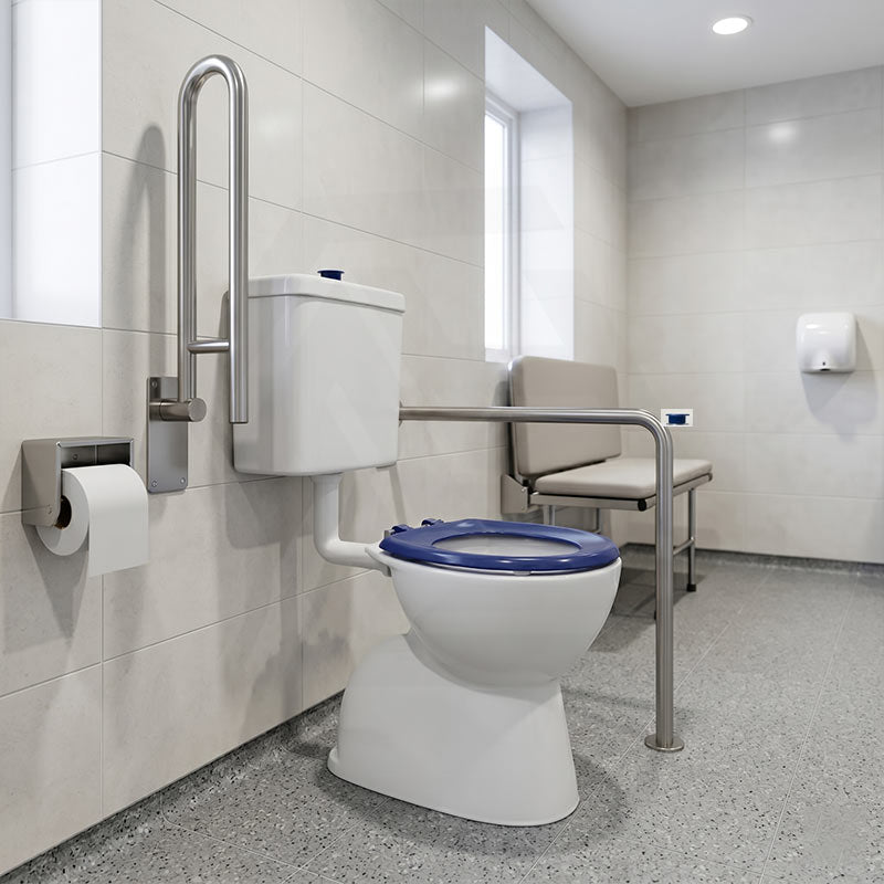 Fienza Stella Care Adjustable Link Toilet Suite 800x370x1100mm - Gloss White