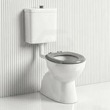 Fienza Stella Care Adjustable Link Toilet Suite 800x370x1100mm - Gloss White