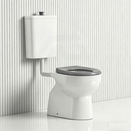 Fienza Stella Care Adjustable Link Toilet Suite 800x370x1100mm - Gloss White