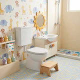 Fienza Stella Junior Adjustable Link Toilet Suite 635x350x865mm - Gloss White