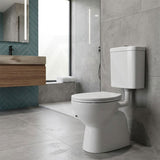 Fienza Stella Senior Adjustable Link Toilet Suite 800x370x1100mm - Gloss White