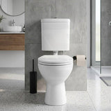 Fienza Stella Senior Adjustable Link Toilet Suite 800x370x1100mm - Gloss White