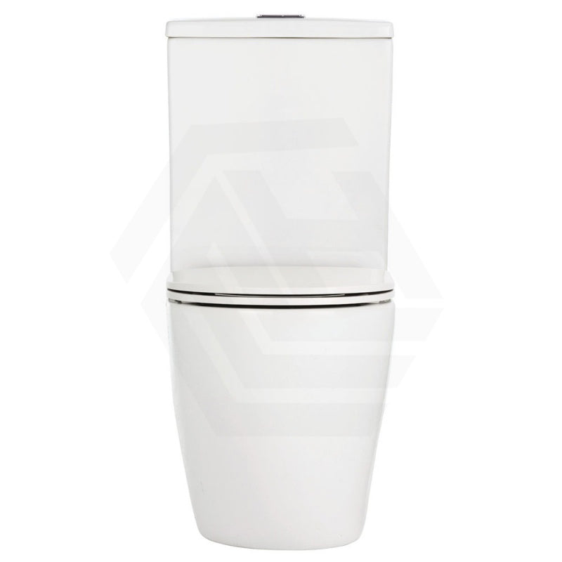 Fienza Koko 660x385x850mm Back to Wall Rimless Tornado Toilet Suite Cistern System/Seat Available - Gloss White