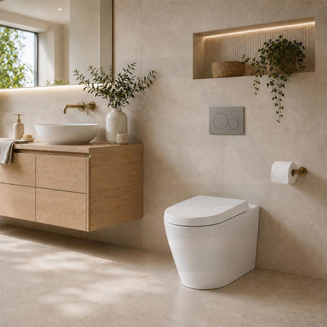 Fienza Koko Rimless Tornado Flush Wall-Faced Pan Toilet Only 570x360x445mm - Variant Colour