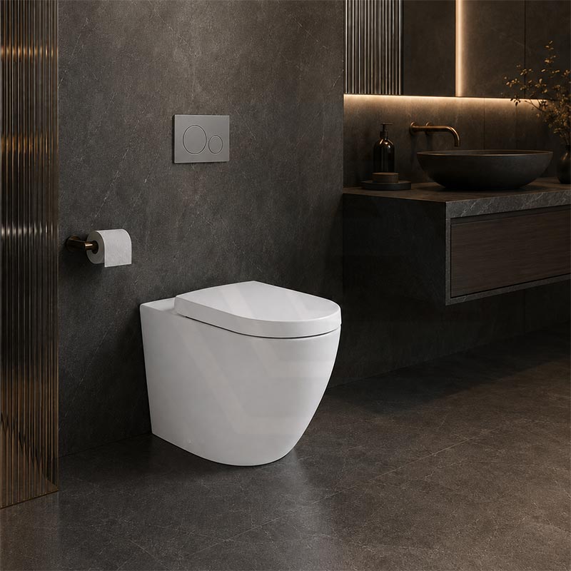 Fienza Koko Rimless Tornado Flush Wall-Faced Pan Toilet Only 570x360x445mm - Variant Colour