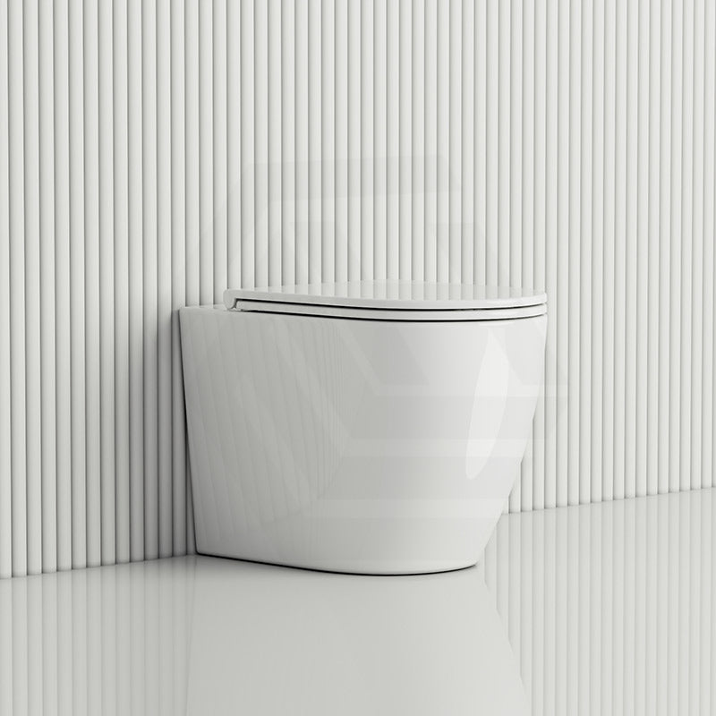 Fienza Koko Rimless Tornado Flush Wall-Faced Pan Toilet Only 570x360x445mm - Variant Colour