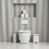 Fienza Koko Rimless Tornado Flush Wall-Faced Pan 570x360x445mm - Matt White