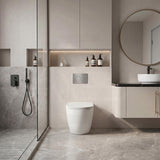 Fienza Koko Rimless Tornado Flush Wall-Faced Pan 570x360x445mm - Matt White