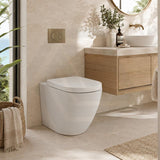 Fienza Koko Rimless Tornado Flush Wall-Faced Pan Toilet Only 570x360x445mm - Variant Colour