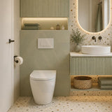 Fienza Koko Rimless Tornado Flush Wall-Faced Pan Toilet Only 570x360x445mm - Variant Colour