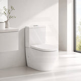 Fienza Koko 660x385x850mm Back to Wall Rimless Tornado Toilet Suite Cistern System/Seat Available - Gloss White