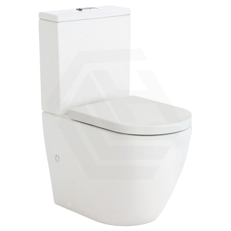 Fienza Koko Rimless Tornado Back to Wall Toilet Suite with UF Seat 660x385x850mm - Various Colours
