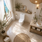 Fienza Chica Close-Coupled Toilet Suite with Slim Seat S-Trap Only 635x375x785mm - Gloss White