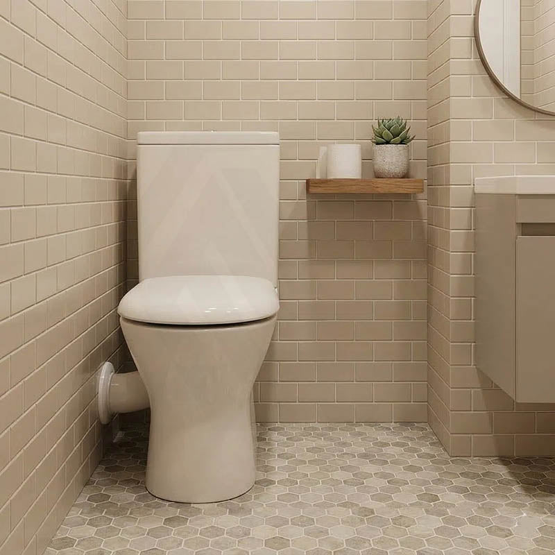 Fienza CHICA Close Coupled Toilet Suite Skew Trap Only 635x375x785mm - Gloss White