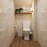 Fienza CHICA Close Coupled Toilet Suite Skew Trap Only 635x375x785mm - Gloss White