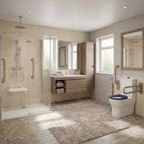 Fienza Delta Care Back to Wall Toilet Suite 800x365x875mm - Gloss White