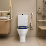 Fienza Delta Care Back to Wall Toilet Suite 800x365x875mm - Gloss White