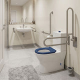 Fienza Delta Care Back to Wall Toilet Suite 800x365x875mm - Gloss White