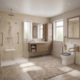 Fienza Delta Care Back to Wall Toilet Suite 800x365x875mm - Gloss White