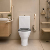 Fienza Delta Care Back to Wall Toilet Suite 800x365x875mm - Gloss White