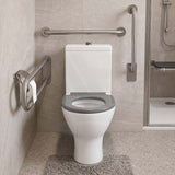 Fienza Delta Care Back to Wall Toilet Suite 800x365x875mm - Gloss White