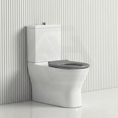 Fienza Delta Care Back to Wall Toilet Suite 800x365x875mm - Gloss White