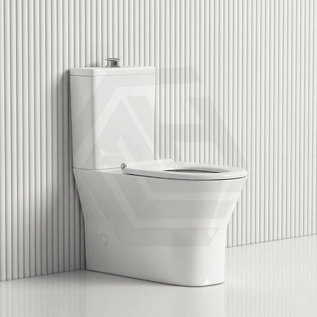 Fienza Delta Care Back to Wall Toilet Suite 800x365x875mm - Gloss White