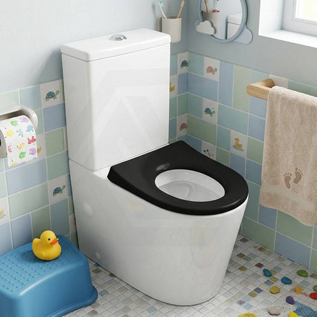 Fienza Isabella Junior Rimless Tornado Flush Back to Wall Toilet Suite  Anti-Vandal Kit Available 600x335x755mm - Variant Colour Seat