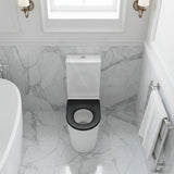 Fienza Isabella Junior Rimless Tornado Flush Back to Wall Toilet Suite  Anti-Vandal Kit Available 600x335x755mm - Variant Colour Seat