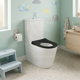 Fienza Isabella Junior Rimless Tornado Flush Back to Wall Toilet Suite  Anti-Vandal Kit Available 600x335x755mm - Variant Colour Seat