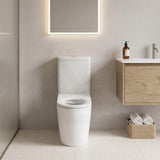 Fienza Isabella Junior Rimless Tornado Flush Back to Wall Toilet Suite  Anti-Vandal Kit Available 600x335x755mm - Variant Colour Seat