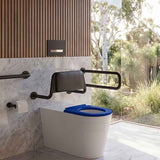 Fienza Isabella Special Care Wall Faced Toilet Pan Rimless Flush Seat 800x365x435mm - Gloss White