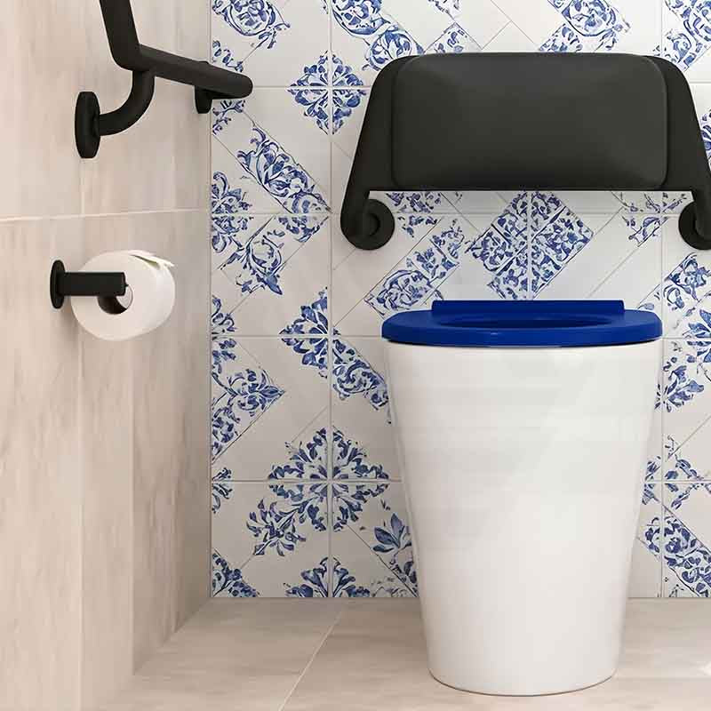 Fienza Isabella Special Care Wall Faced Toilet Pan Rimless Flush Seat 800x365x435mm - Gloss White