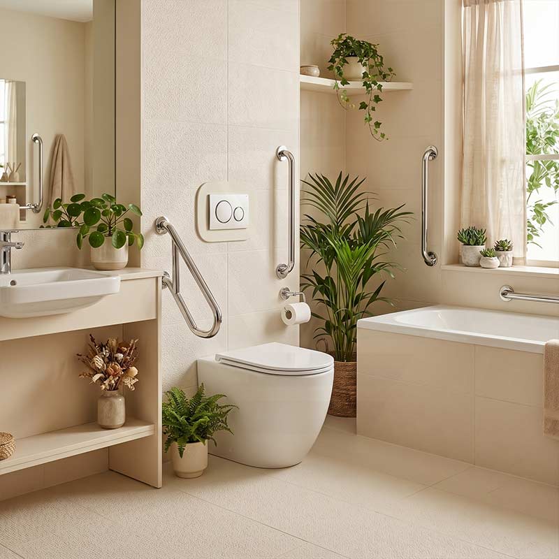 Fienza Alix Ambulant Rimless Wall-Faced Toilet Pan with Slim Seat Option 571x368x465/472mm - Gloss White