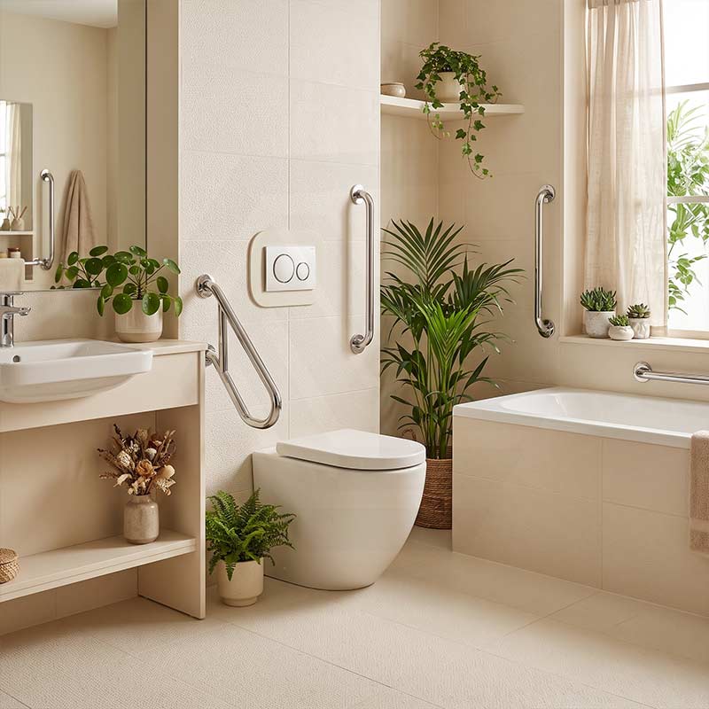 Fienza Alix Ambulant Rimless Wall-Faced Toilet Pan with Slim Seat Option 571x368x465/472mm - Gloss White
