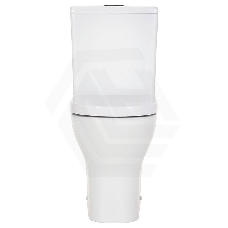Fienza Tono Tornado Rimless Back to Wall Toilet Suite Slim Seat Available 660x360x885mm - Gloss White