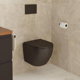 Fienza Koko Tornado Rimless Wall Hung Toilet Pan with Slim Seat For Bathroom Variant Colour Available