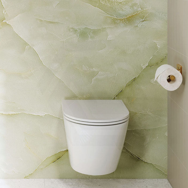 Fienza Koko Tornado Rimless Wall Hung Toilet Pan with Slim Seat For Bathroom Variant Colour Available
