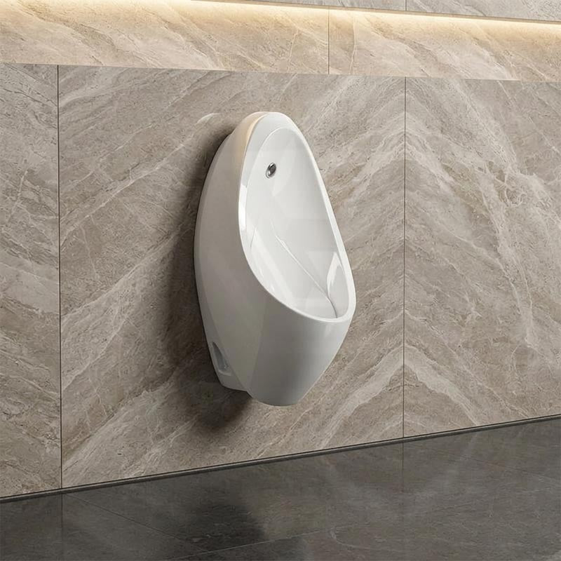 Fienza Isabella Wall-Hung Urinal Optional Kits with Zip® FlushMaster® 340x340x670mm - Gloss White