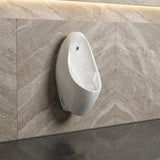 Fienza Isabella Wall-Hung Urinal Optional Kits with Zip® FlushMaster® 340x340x670mm - Gloss White
