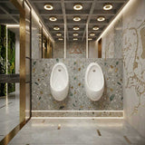 Fienza Isabella Wall-Hung Urinal Optional Kits with Zip® FlushMaster® 340x340x670mm - Gloss White