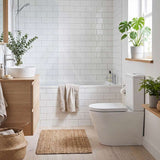 Fienza Aluca Rimless Tornado Back to Wall Toilet Suite Slim Seat Available 620x385x840mm - Gloss White
