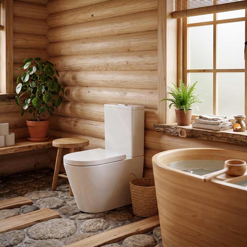 Fienza Aluca Rimless Tornado Back to Wall Toilet Suite Slim Seat Available 620x385x840mm - Gloss White