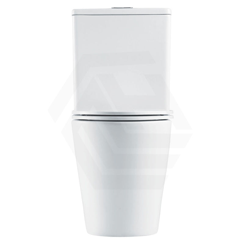 Fienza Aluca Rimless Tornado Back to Wall Toilet Suite Slim Seat Available 620x385x840mm - Gloss White