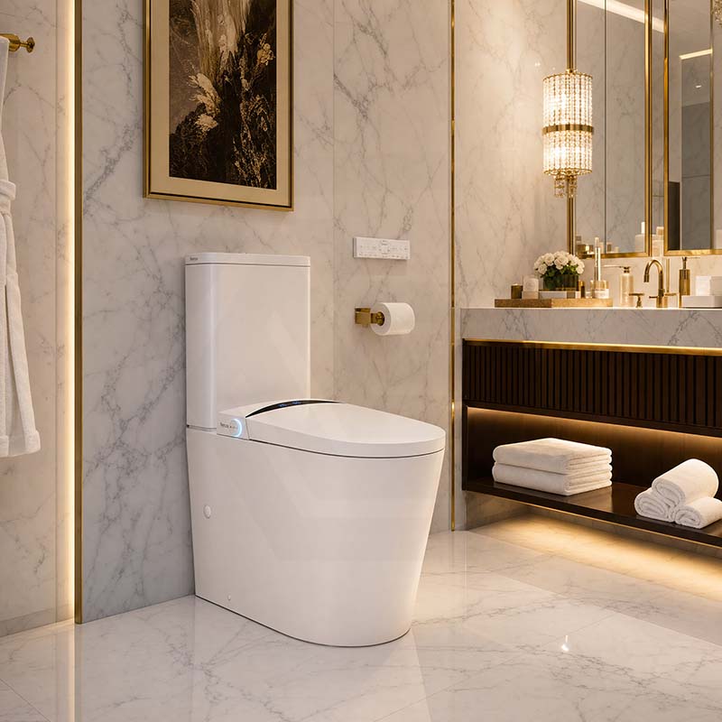 Fienza Sona Tornado Back To Wall Smart Toilet Auto Flush & Night Light 720x370x840mm - White