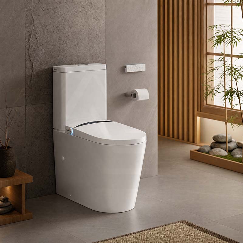 Fienza Sona Tornado Back To Wall Smart Toilet Auto Flush & Night Light 720x370x840mm - White
