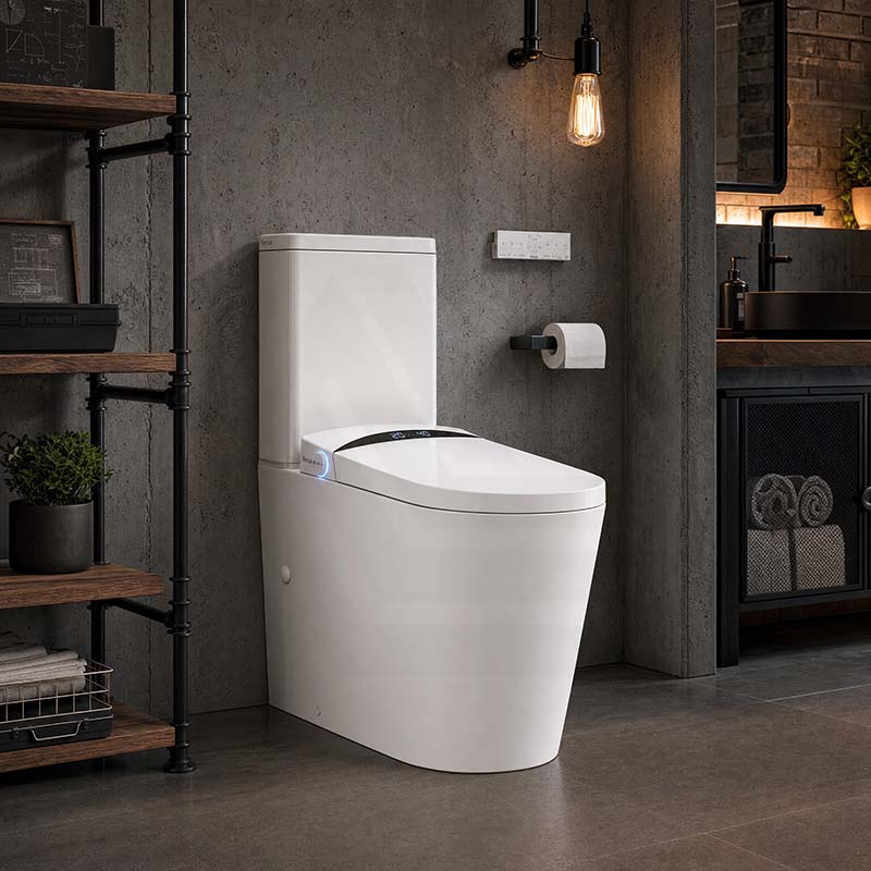 Fienza Sona Tornado Back To Wall Smart Toilet Auto Flush & Night Light 720x370x840mm - White